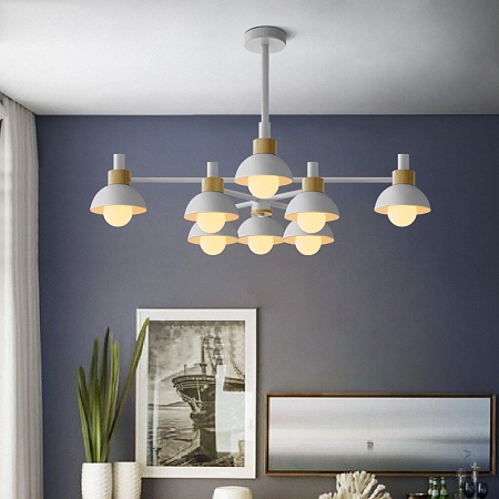 Люстра На Штанге Fanta A 8 Lights White Imperiumloft 193151-26 - фото