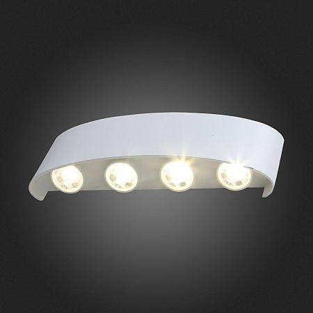 Светильник уличный настенный ST-Luce Белый кварцевый LED 8*1W 4000K SL089.501.08 - фото