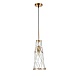 Светильник подвесной ST-Luce Золотистый/Золотистый, Прозрачный E27 1*60W SL1016.203.01 - фото