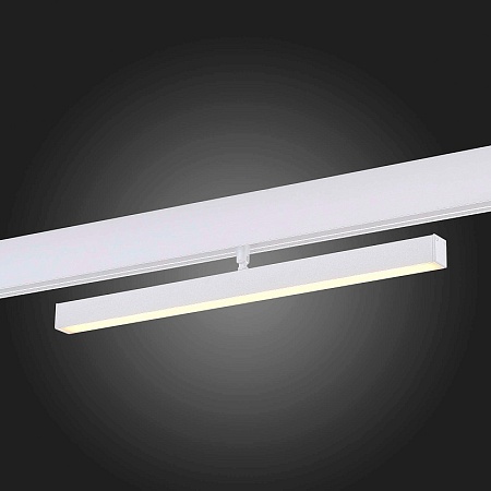 Магнитный трековый светильник Белый LED 1*12W 4000K 850Lm Ra>90 120° IP20 L405xW22,5xH9 ST802.546.12 - фото