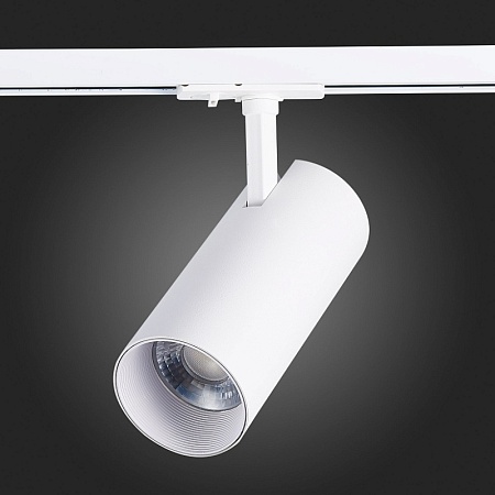 Св-к трек. Белый LED 1*30W 3000K 2 700Lm Ra≥90 36° IP20 L177xW77xH204 100-240V ST350.536.30.36 - фото