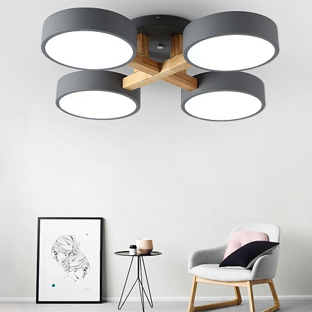 Потолочная Люстра Joist 4 Gray Imperiumloft 178327-26 - фото