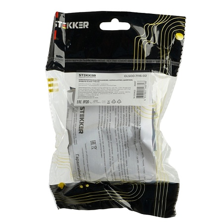 Кабельный вывод (механизм), STEKKER, серия Катрин, шампань, GLS00-7116-02 - фото