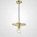 Подвесной Светильник Rh Utilitaire Disk Shade Pendant Brass Imperiumloft 123643-22 - фото