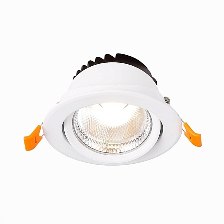 Св-к встр. Белый LED 1*10W 3000K 750Lm Ra80 36° IP20 D109xH65 220-240V ST211.538.10.36 - фото