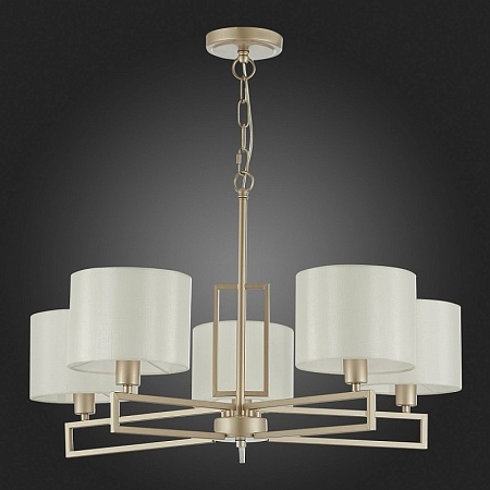 Светильник подвесной Матовое золото/Белый E14 5*40W SLE105803-05 - фото