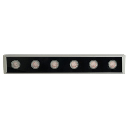 LL-893 Светодиодный линейный прожектор для подсветки стен, красный, 250*40*25mm, 6W DC24V, IP65 - фото