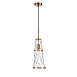 Светильник подвесной ST-Luce Золотистый/Золотистый, Прозрачный E27 1*60W SL1016.203.01 - фото