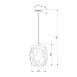 Уличный подвесной светильник Ambra H IP33 35133/H черный Elektrostandard - фото
