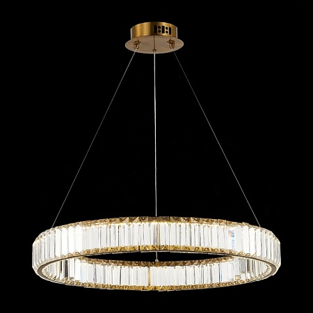 Люстра подвесная ST-Luce Латунь/Прозрачный LED 1*40W 4000K SL1622.363.01 - фото