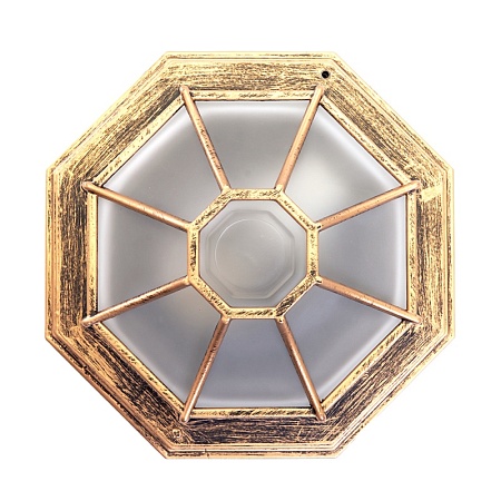 Светильник садово-парковый Feron PL661  60W E27 230V, черное золото - фото