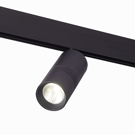 Магнитный трековый светильник Черный LED 1*18W 4000K 1 530Lm Ra>90 36° IP20 L-xW60xH148 ST365.446.18 - фото