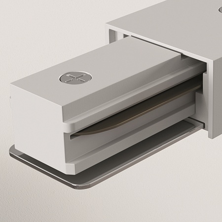 Трековая система Technical однофазная для натяжного потолка белая 200x200x200 TS-Z-200-TR022-1-GU10-W
