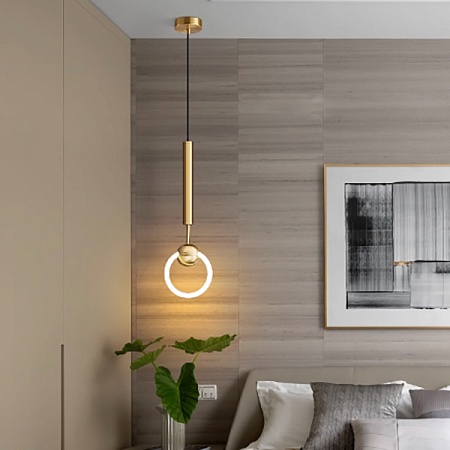 Подвесной Светильник Finnur Ring D20 Brass Imperiumloft 240165-23 - фото
