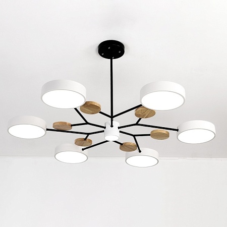 Люстра На Штанге Meade 6 Lamps White Imperiumloft 207860-26 - фото