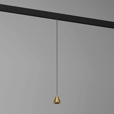 Трековый светильник 5W 4200K Event латунь Slim Magnetic 85039/01 - фото
