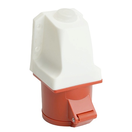 Розетка стационарная ST-125 32А 380В 3P+PE+N IP44, RST32-125-44, Stekker - фото