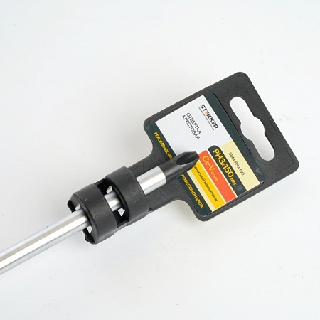 Отвертка крестовая STEKKER Ph 3 х 150 мм, Cr-V, SDM-PH3-150 - фото