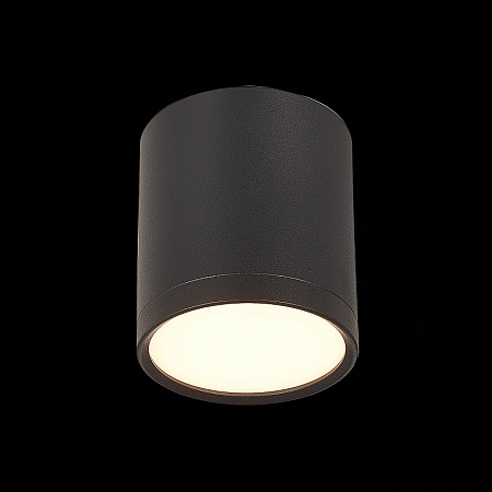 Светильник потолочный Черный LED 1*5W 3000K 390Lm Ra>90 120° IP20 D68xH75 170-240V ST113.432.05 - фото