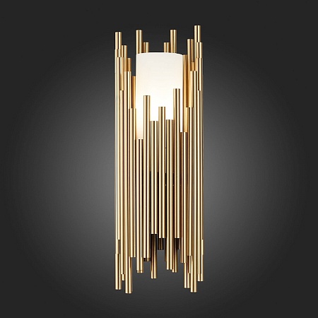 Бра ST-Luce Латунь/Белый E14 1*40W SL1629.301.01 - фото