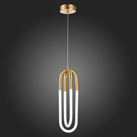 Подвес ST-Luce Латунь/Латунь, Белый LED 2*14W 3000K SL1579.303.02 - фото