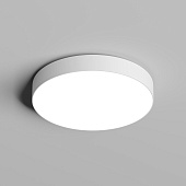 DK2851-WH Накладной светильник TAB 36 Вт, LED LED 3000K/4000K/6500K, IP 20, d212mm, белый, алюминий/акрил