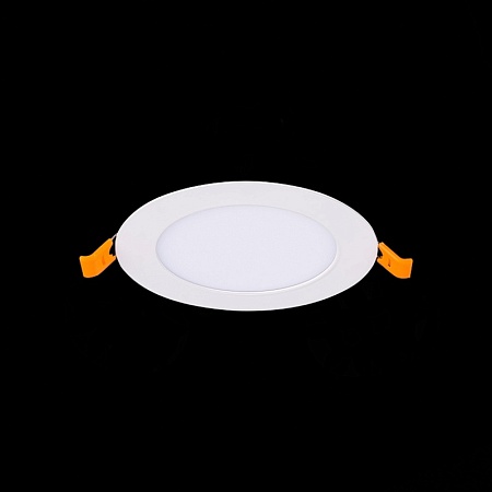 Св-к встр. Белый LED 1*6W 4000K 370Lm Ra80 110° IP20 D120xH8 90-265V ST209.548.06 - фото