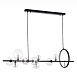 Светильник подвесной ST-Luce Черный/Прозрачный G4 10+1*5W 4000K SL1165.423.15 - фото