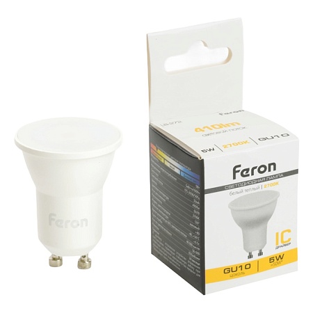 Лампа светодиодная Feron LB-272 MR11 GU10 5W 175-265V 2700K - фото