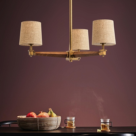 Люстра Jorgenson D70 Beige/Light Wood Imperiumloft 203577-26 - фото