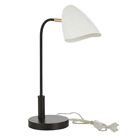 Прикроватная лампа Черный, Золотой/Белый E14 1*40W SLE103604-01 - фото