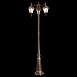 Светильник уличный наземный ST-Luce Бронза/Бронза, Прозрачный E27 3*60W SL082.205.03 - фото