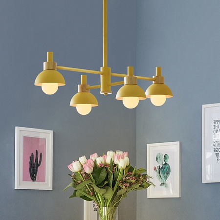 Люстра На Штанге Fanta A 4 Lights Yellow Imperiumloft 193155-26 - фото