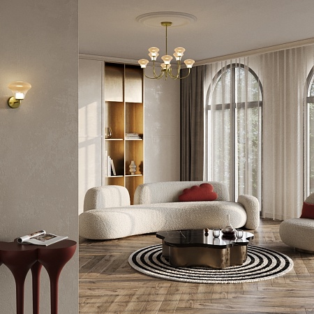 Настенный светильник (бра) Maytoni MOD402WL-L3BS3K - фото