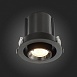 Св-к встр. Черный LED 1*12W 3000K 900Lm Ra80 24° IP20 D90xH92 180-240V ST702.338.12 - фото