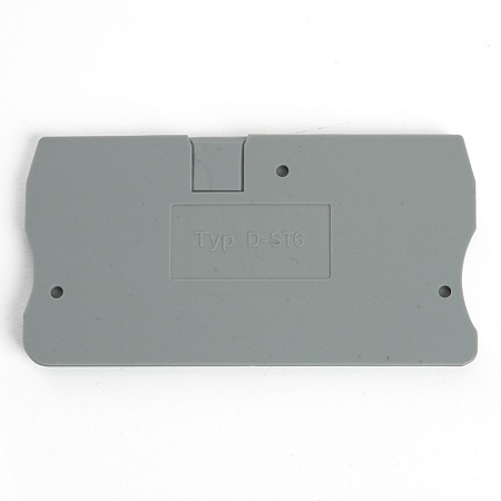 LD560-1-40 Торцевая заглушка для ЗНИ LD552 4 мм²  (JXB ST 4), серый STEKKER - фото