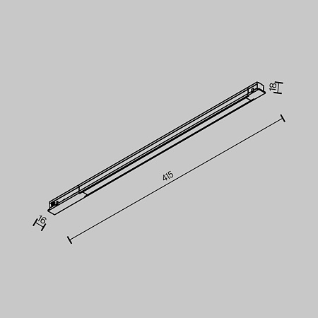 Трековый светильник Technical TR231-2-10W4K-B - фото