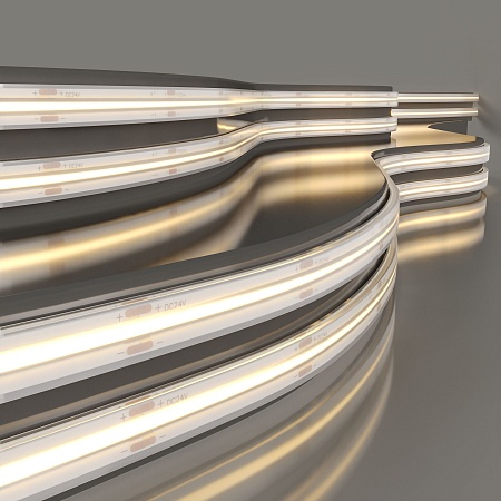 Лента светодиодная 480Led 14W IP68 3300K теплый белый, 5м COB 24V 480Led 14W IP68 Elektrostandard - фото