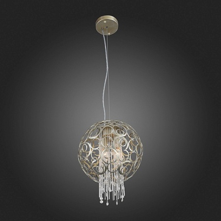 Люстра подвесная ST-Luce Шампань/Шампань, Прозрачный E14 2*40W SL1101.203.02 - фото