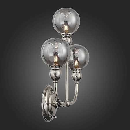 Бра ST-Luce Никель/Дымчатый G9 3*5W SL552.101.03 - фото