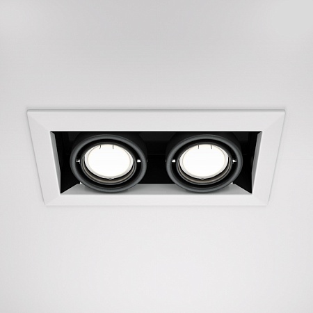 Встраиваемый светильник Technical Metal Modern DL008-2-02-W - фото