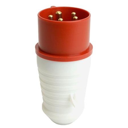 Вилка прямая ST-015 16А 380В 3P+PE+N IP44, PPG16-015-44, Stekker - фото