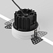 Встраиваемый светильник Technical Round DL058-12W3K-TRS-B - фото