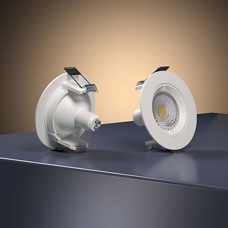 Светильник встраиваемый Minnie GU10 белый 25056/01 Elektrostandard - фото