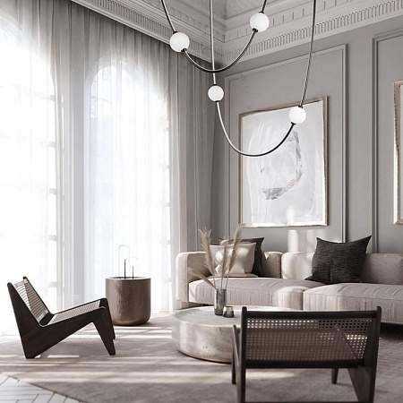 10242/600 Black Подвесной светильник LOFT IT Embrace - фото