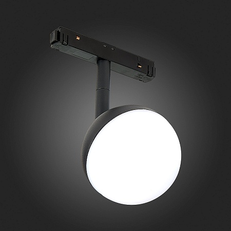 Магнитный трековый светильник Черный LED 1*7W 4000K 520Lm Ra>80 120° IP20 L120xW90xH192 ST358.446.07 - фото