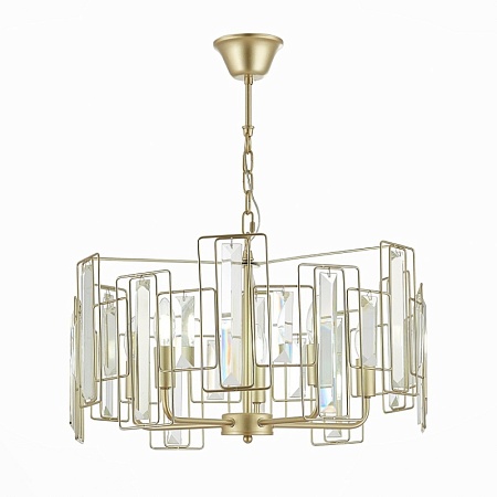 Светильник подвесной Шампань/Прозрачный E14 5*40W SLE103403-05 - фото