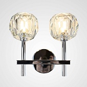 Бра Boule De Cristal Double Sconce Chrome Imperiumloft 156049-22