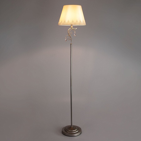 Напольный светильник Eurosvet 01023/1 серебро - фото