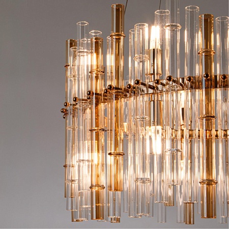 Подвесная люстра Arte Lamp CRYSTALLA A4111LM-16GO - фото